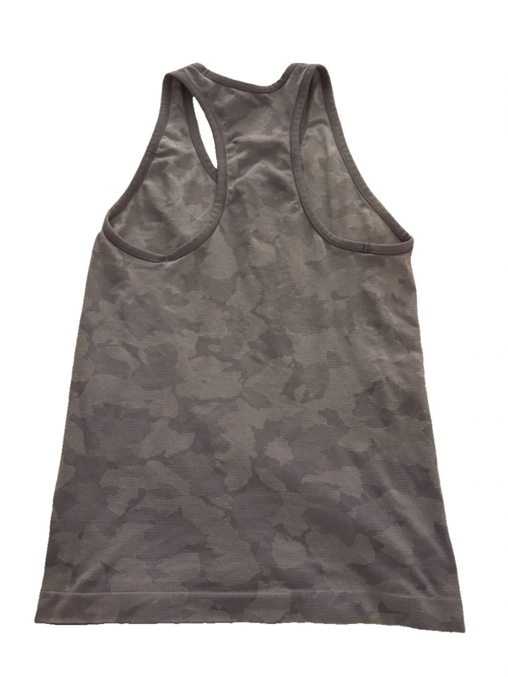 Athleta Gray Camo Racerback Tank - Picture 2 of 3